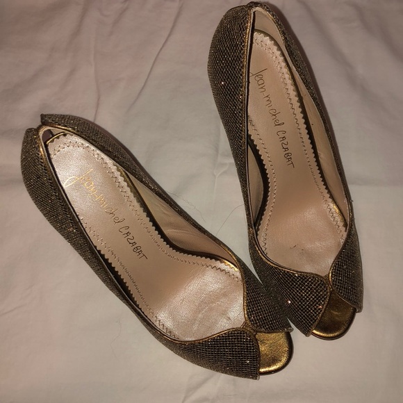 Jean-michel Cazabat Bronze Heels - Picture 2 of 8